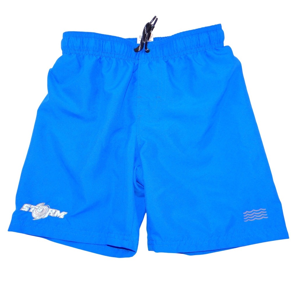 Storm Mens Royal Blue Swim Trunks Mesh Lined Elastic Waist Board Shorts Size M 8